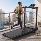 3 5 Hp Foldable Treadmill For Home With Incline Electric Running Machine W desk
