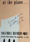 Autographed Copy Frankie Carle At The Piano Four 78 Rpm Records Vg  Condition