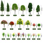 60 Pieces Model Trees 1 1-4 3inch Mixed Diorama Tree 1 1-4 3 Inches 