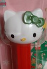 2025 Christmas Hello Kitty Pez   New Kitty With Green Bow   Mint On Card 