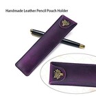 Pen Case Leather Art Pencil Case Leather Pen Pouch Fountain Pen Pouch Holder 