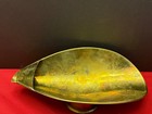 Antique Brass Scale Pan 11  W Spout
