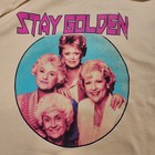 The Golden Girls Pull Over Hoodie Beige Sweatshirt Stay Golden Graphic Large
