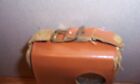 Vintage Mid Century Philco T66-128 6-transistor Radio In Leather Case - Untested