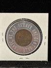 Rexall Drugs Encased Coin 1950-d Lincoln Wheat Cent Token    keep Me   