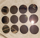 12 Pc Lot Genuine Silicon Semiconductor Wafer 125mm 5  Plated Wafers Lot  xg