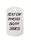 Personalized Custom Photo Necklace Pendant Dog Tag Picture Jewelry Gift
