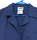 Landau 3155 Women s 4-button 38    Long Sleeve Lab Coat  Sz  10  Color navy  Nwot 