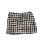 United Colors Of Benetton Tweed Houndstooth Wool Blend Pencil Skirt 44