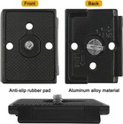 2 Pack Quick Release Plate  Tripod Quick Release Adapter Compatible For