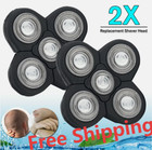 For Electric Razors 5 Blades Floating Shaving Bald Replacement Shaver Head 2pcs