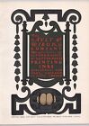 Ault   Wiborg Printing Ink Print Ad Will Bradley Art Nouveau July 1900 B3-16