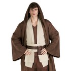 Men s Jedi Knight Costume Adult Star Fantasy Hooded Robe Space Cosplay Halloween