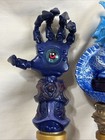  2  Great Wolf Lodge Magiquest Wands W toppers - Blue Dragon   Blue Hand