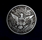 1908-o-barber Half Dollar  Very Attractive  Migrade  Clear Cheek  Free Shipping 