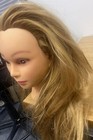 Cosmetology Hairdresser Practice Mannequin Head With Blond Hair