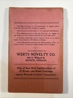 Vintage Wert   s System Baseball Punch Board Unused Mlb Gambling Game Complete