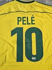 Pele Signed Autographed 1998 World Cup Brazil Jersey Xl Bas Beckett Coa