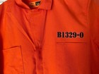 Best Quality Most Authentic Hannibal Lecter Orange Jumpsuit Halloween Costume  