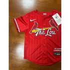New Nike St  Louis Cardinals Jersey Kids Small Red City Connect The Lou Nwt Mlb
