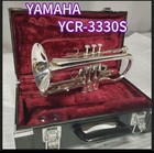 Yamaha Ycr-3330s Cornet Silver Brass Instrument W  Case Tested Sound Output