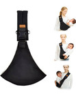 Baby Sling Carrier Baby Hip Carrier Adjustable Newborn To Toddler Non-slip Black