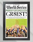 2024 La Dodgers World Series Champions  gr8est  Framed Newspaper