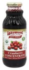 Lakewood Organic Cranberry Juice Concentrate 12 5 Fl Oz Gluten Free Non Gmo