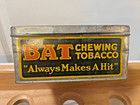      Circa 1930 s  bat Chewing Tobacco  Original Baseball Tobacco Tin-   L  k      