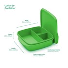 Tupperware Eco  Lunch It Container Set Of 2 New