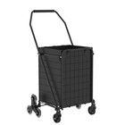 Shopping Cart To Go Upstairs Folding Portable Stair Climbing Trolley Heavy Duty