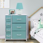 7 Drawer Nightstand Chest Bedside Dresser Furniture For Bedroom Office Organizer