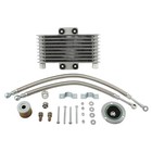Motorcycle Oil Cooler Radiator Kit For Suzuki Gs Gn Gz 100cc-400cc 125ml