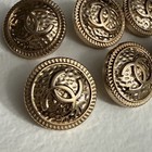 Chanel Vintage Designer Button   6 Pc Bundle 20 Mm L-cbg5-20