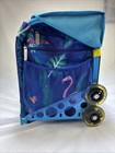 Zuca Cart Bag Flamingo Cover W  Blue Frame Light Up Wheels