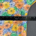 Vintage Floral House Dress Apron Button Up Smock Cottagecore Pastel Flowers Sz L