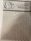 Fundamentals Brand Vellum Paper Packs Lot Of 2 Dots   Hearts 12 Sheets Per Pack 