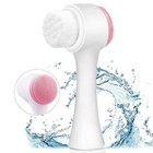 Facial Cleansing Brush 2-in-1 Face Brush  Silicone Facial  Scrubber Manual Dual 