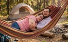 Canvas Hammock 1 - 2 Person Heavy Duty 102  X 31  Camping Backyard Patio Swing