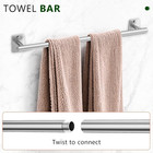 5 Pieces Bathroom Hardware Accessories Set Brushed Nickel Towel Bar Set Stainles