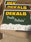 Dekalb Chicken Sign Tin Metal