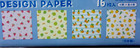Laulea Fruits 4 Design Origami Paper Made In Japan Watermelon Orange Melon