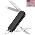 3-in-1 Multi-tool Army Knife 58mm Classic Sd Pocket Knife Black