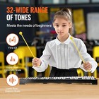 32 Note Glockenspiel Xylophone Bell Kit With Mallets  Drum Sticks And Bag