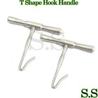 2 Gigli Saw T Handles Neurosurgical Veterinary Instruments