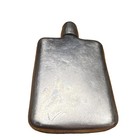 Engraved Pin-up Silver Metal Hip Flask 6 Oz Vintage Rectangle Screw Cap