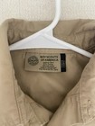 Boy Scouts Of America Youth L Khaki Ss Uniform Shirt W  Patches   Cap