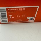 Nike Team Hustle D 12 Shoes Kids Size 7y Red Black Basketball Hf6279-602