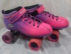 Riedell Ombr   Pink Purple Dart Quad Roller Derby Speed Skates Size Ladies Size 9