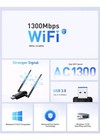 Wireless Usb Wifi Adapter For Pc - Nineplus 1200mbps Dual 5dbi Antennas 5g 2 4g